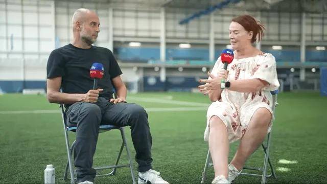 曼城主帅佩普-瓜迪奥拉接受天空体育专访